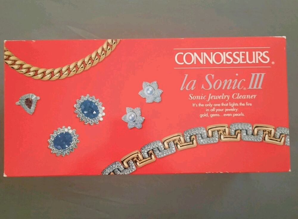Connoisseurs La Sonic 111 Ultra Sonic Jewelry Cleaner New In Box Open Box